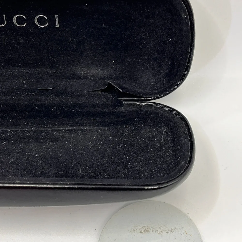 GUCCI Black Hard Shell Eyeglasses Sunglasses Case‎